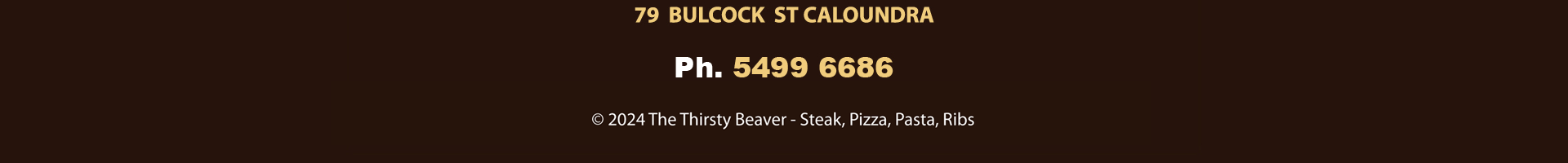 The Thirsty Beaver - Steak, Pizza, Pasta, Ribs